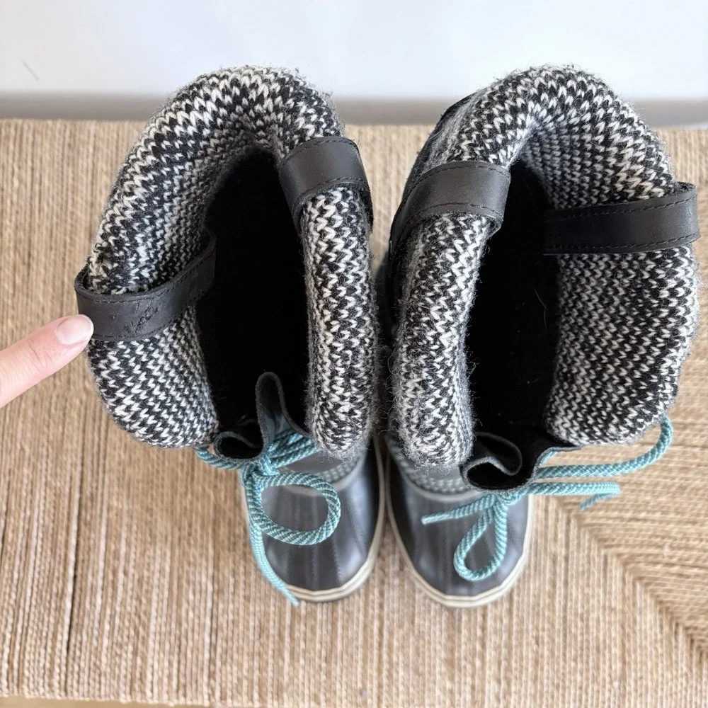 Sorel Joan Of Arctic Knit‎ II Boots Winter Snow Ski Waterproof Sz 7 Women